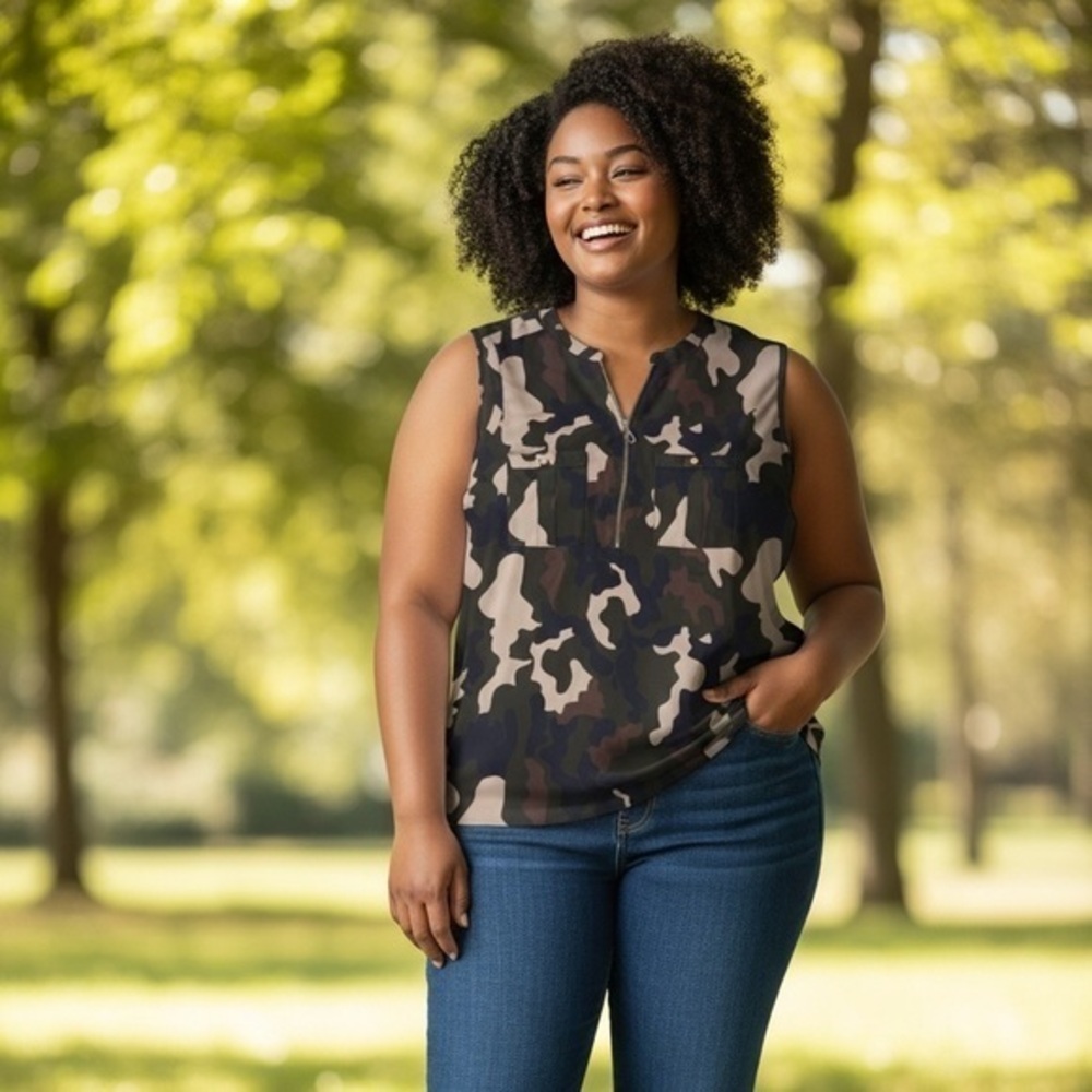Camouflage Blouse